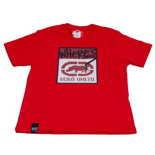 Camiseta Masculina Ecko Where’s Rhino VERMELHO-EK504- -1-